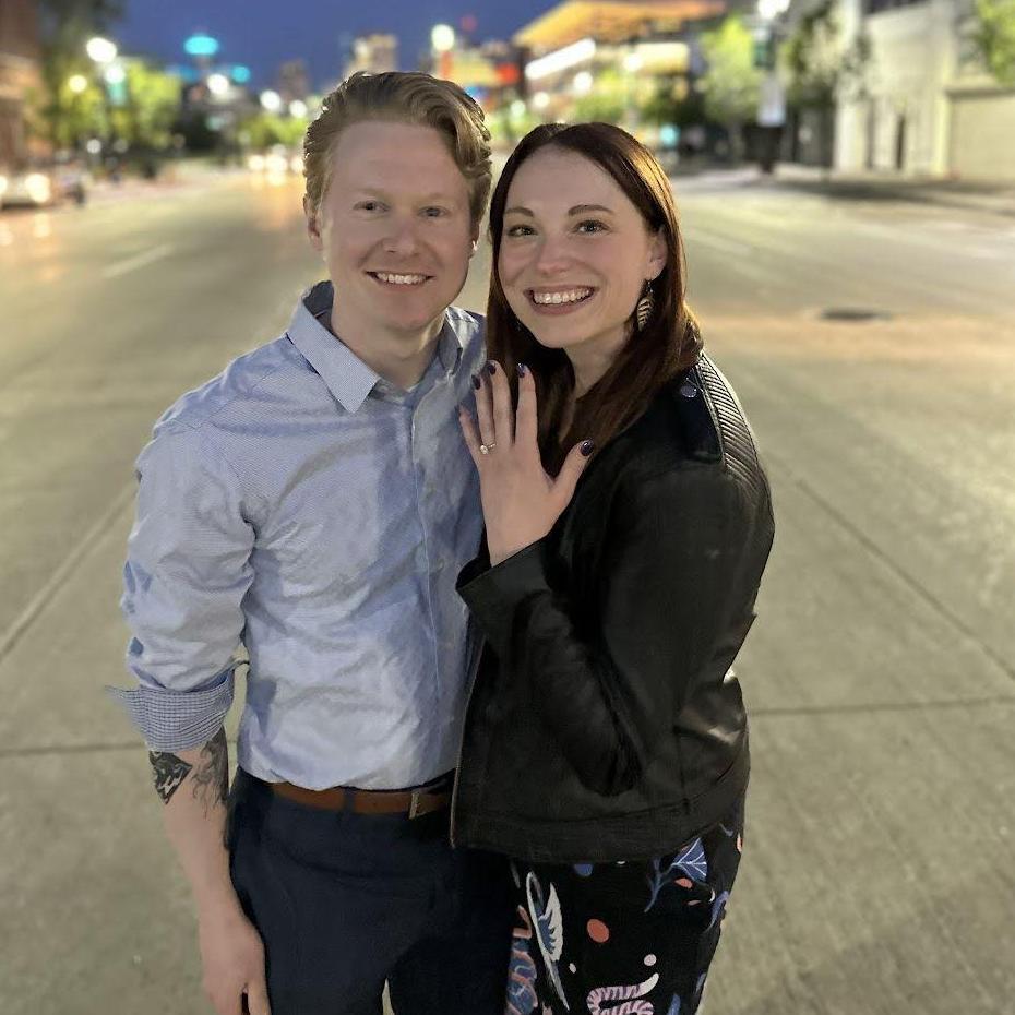 Celebrating our engagement!