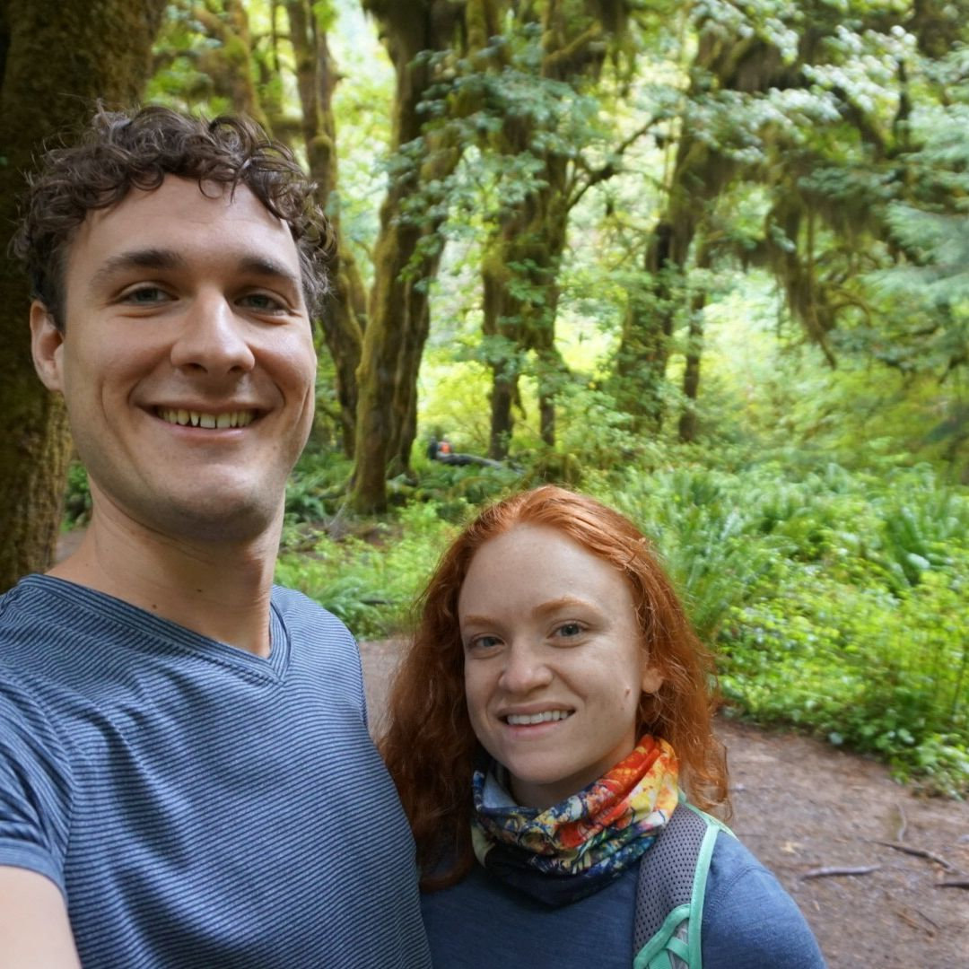 July 2020: Our first trip together to Washington