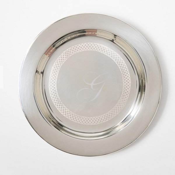 Celebration Silver Etched Coasters, Set of 4