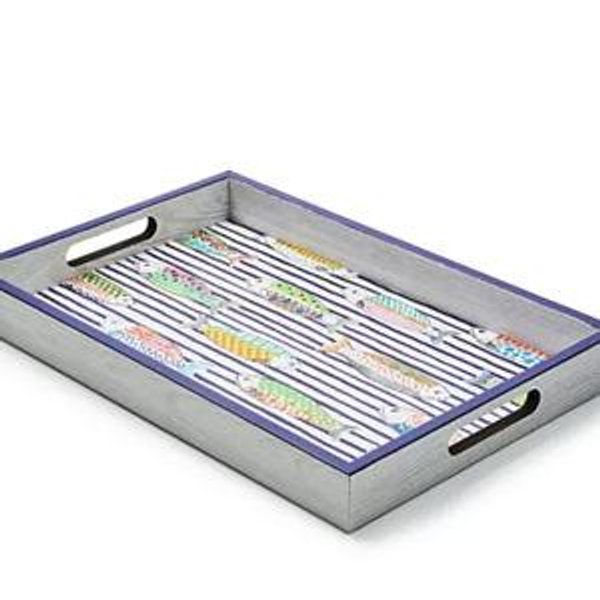 MacKenzie Childs Serving Tray - Go Fish