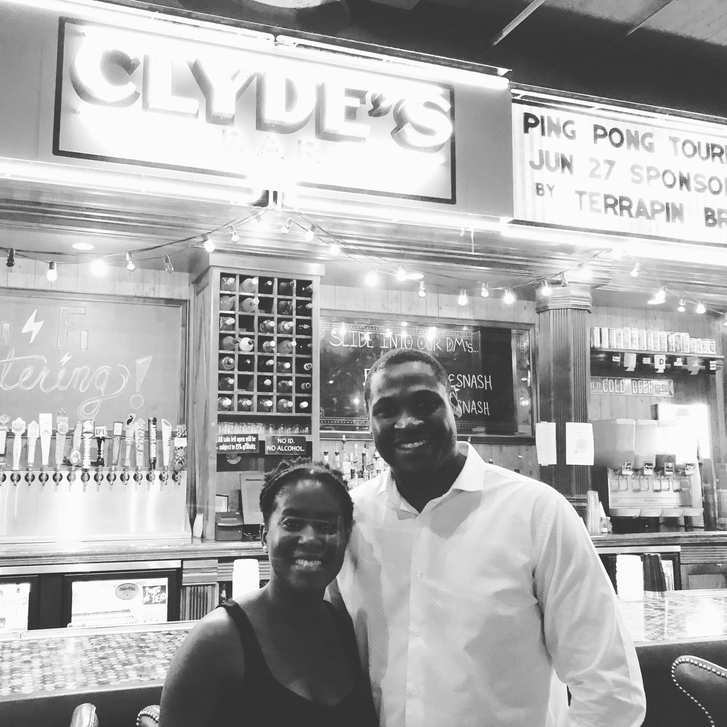 For our 2 year anniversary we went back to Clyde's where we had our 1st date