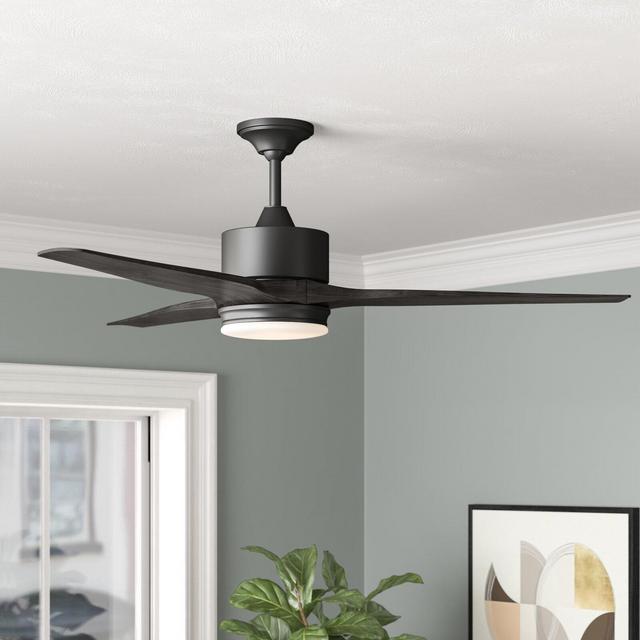 60" 3 - Blade Outdoor LED Standard Ceiling Fan with Light Kit Included