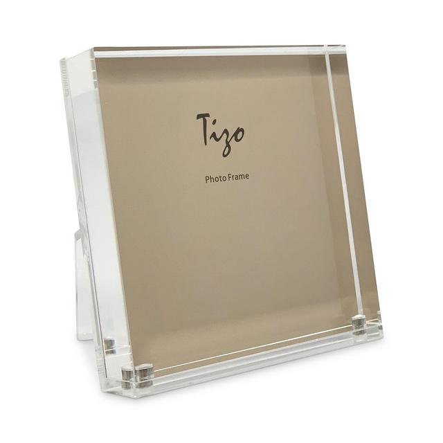 Tizo Lucite Easel Back 4" x 4" Picture Frame