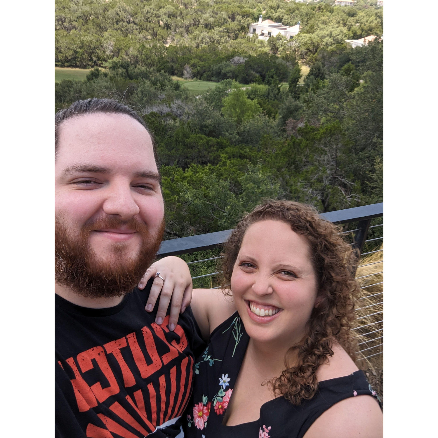 He popped the question, and I said yes!
La Cantera Resort, July 2023