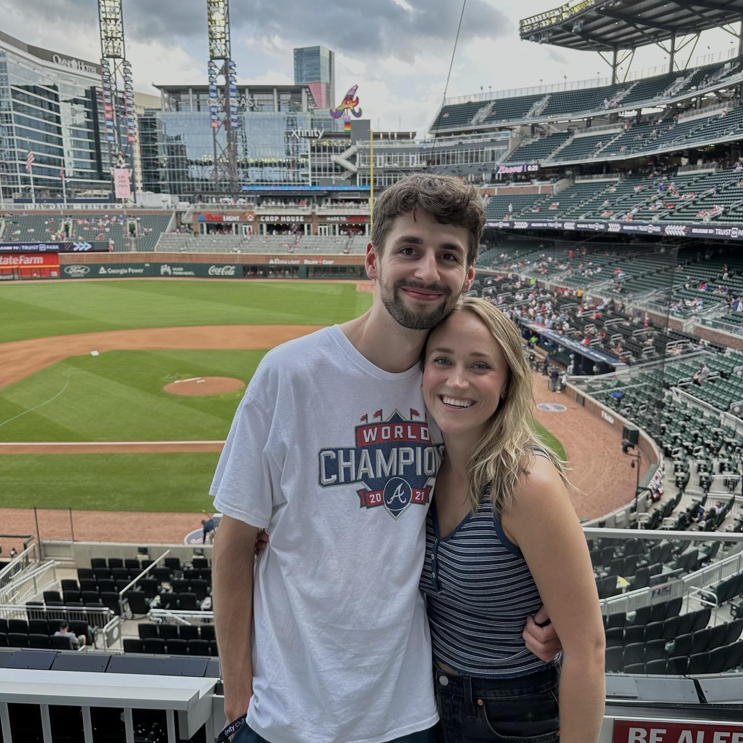 Mark’s first Braves game ⚾️