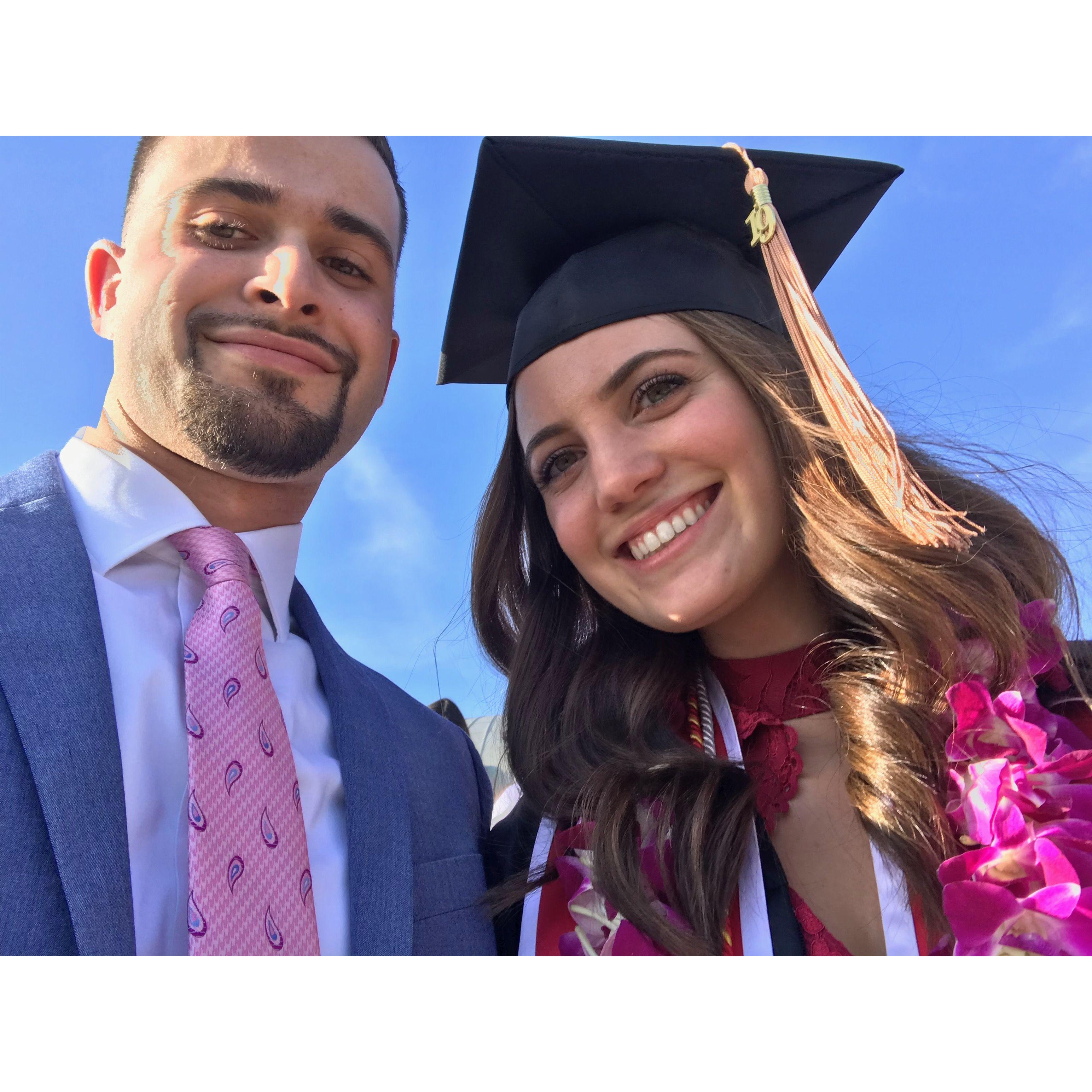 2019 - Caroline graduates from University of Utah!
