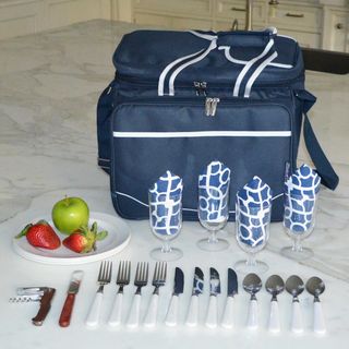 4-Person Equipped Insulated Picnic Set