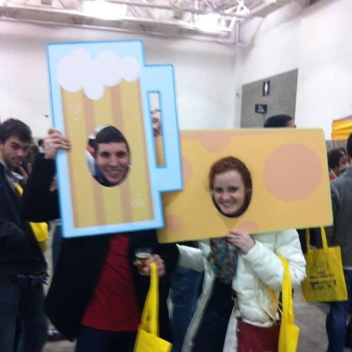 Our first Isthmus Beer and Cheese Fest (January 2014)