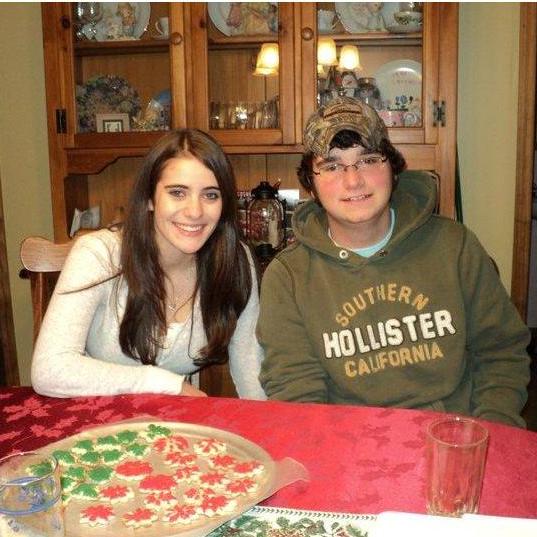 Our first Christmas together and our first picture together- December 2010.