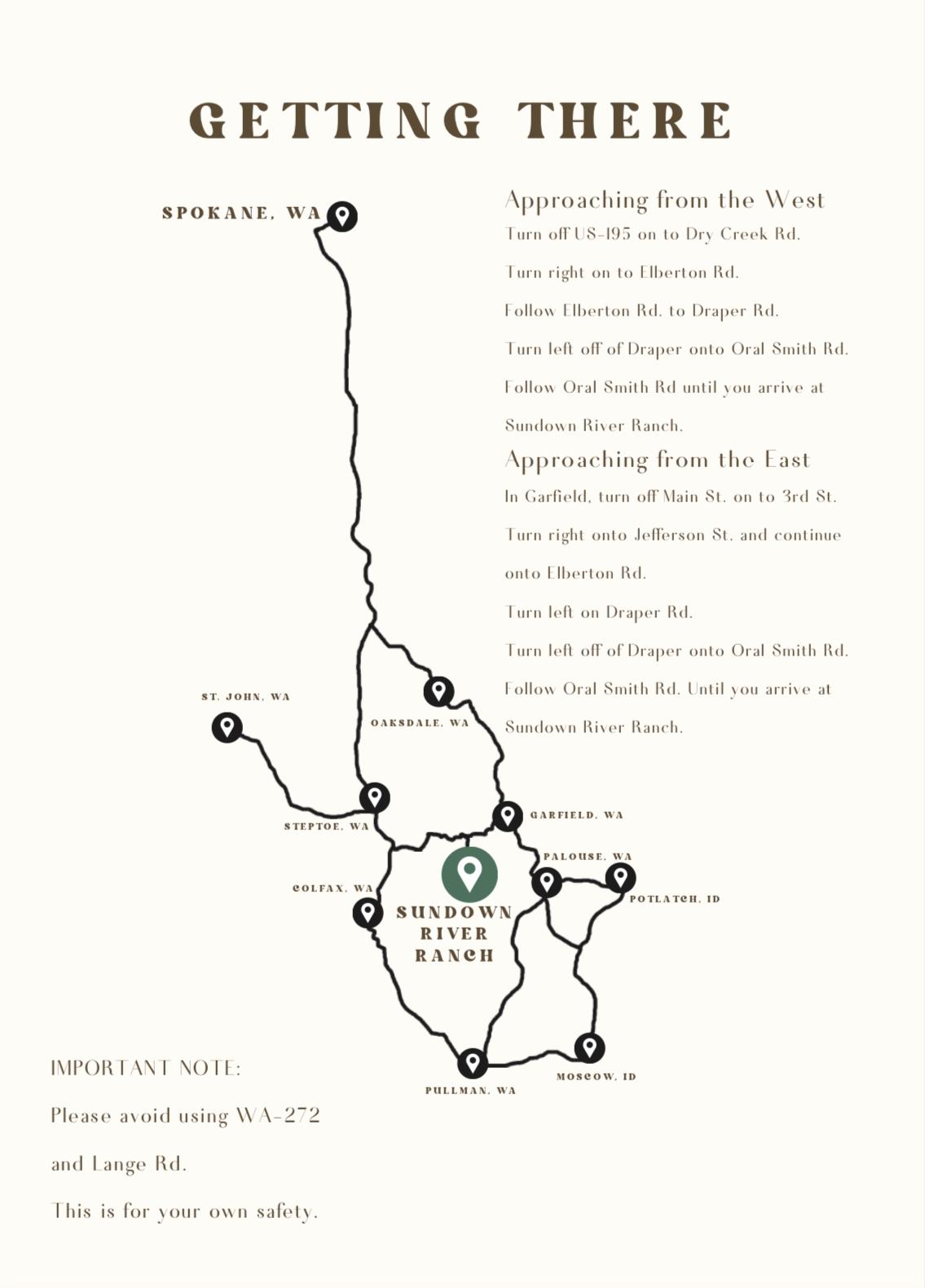 Map of the area! 📍