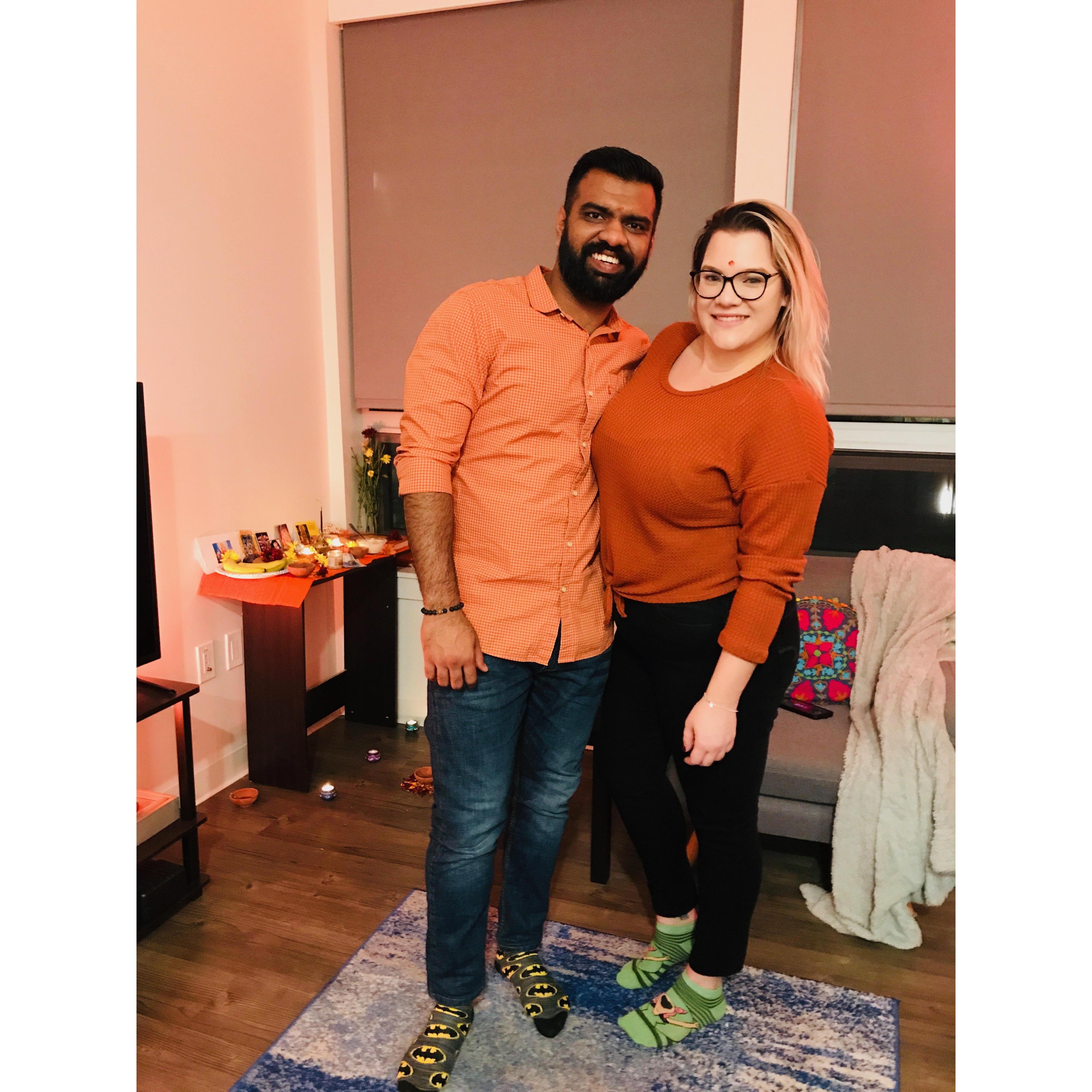 Gabrielle's first Diwali