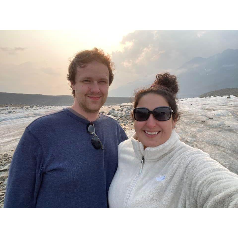 Us on top of a glacier in Alaska, Summer 2022
