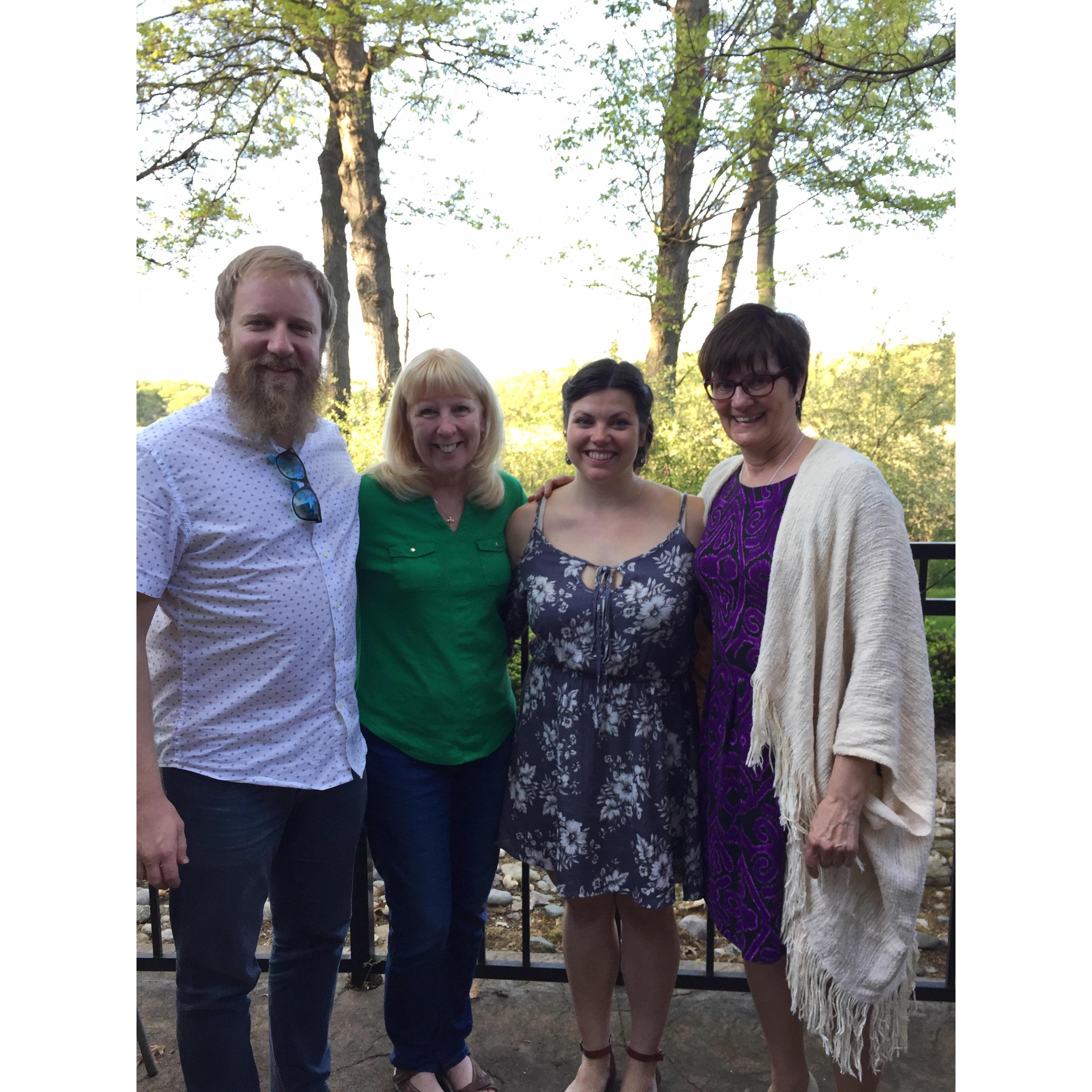 The day our Mama's first met at Mother's Day brunch!
Kalamazoo, May 14, 2017