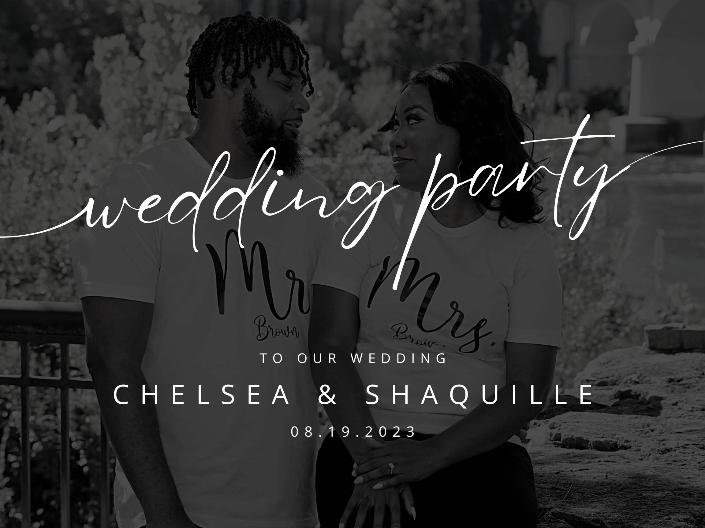 The Wedding Website of Chelsea Arrington and Shaquille Brown