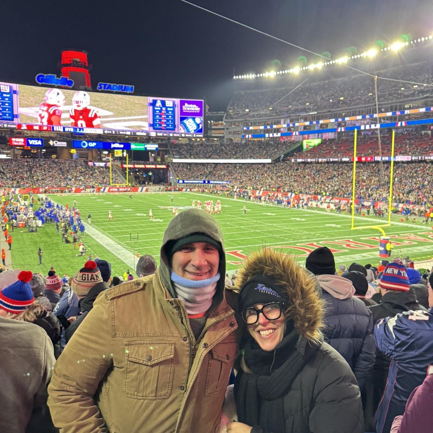Patriots game! 🏈