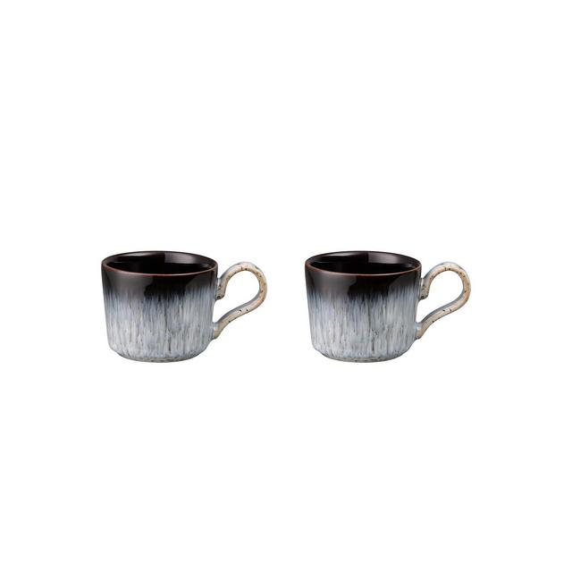 Denby Halo Brew Set of 2 Espresso Cups, Service for 2