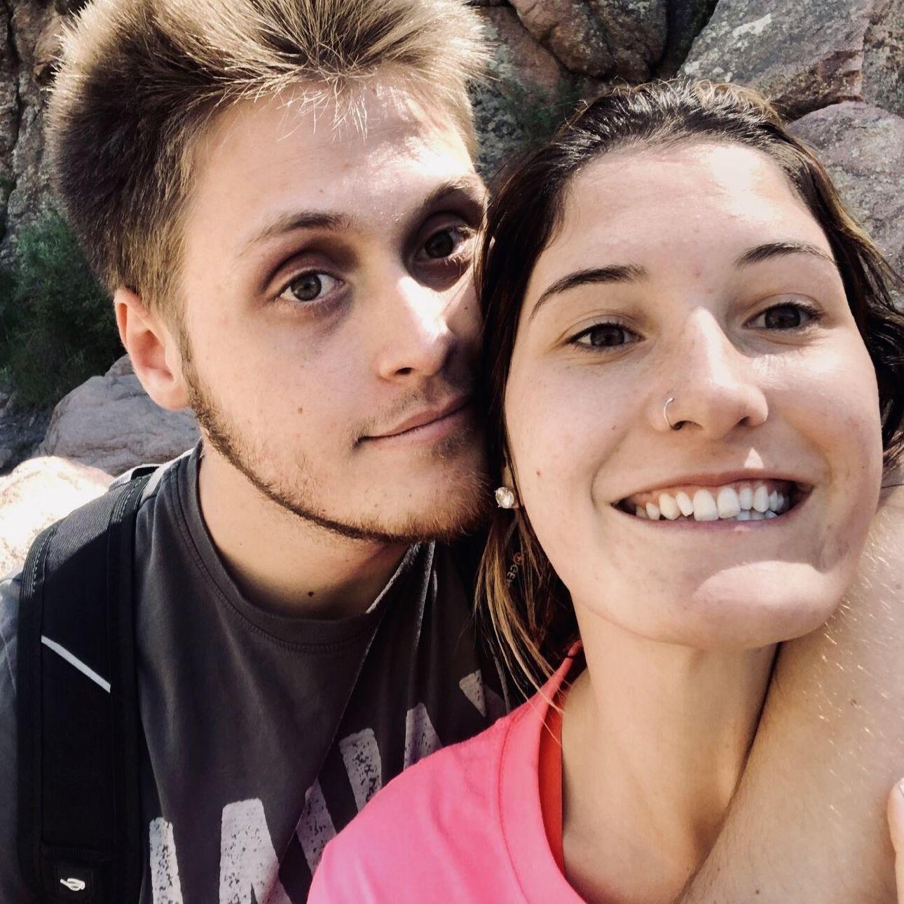 We hiked a few miles to make it to a swimming hole, but then were to scared to actually jump!