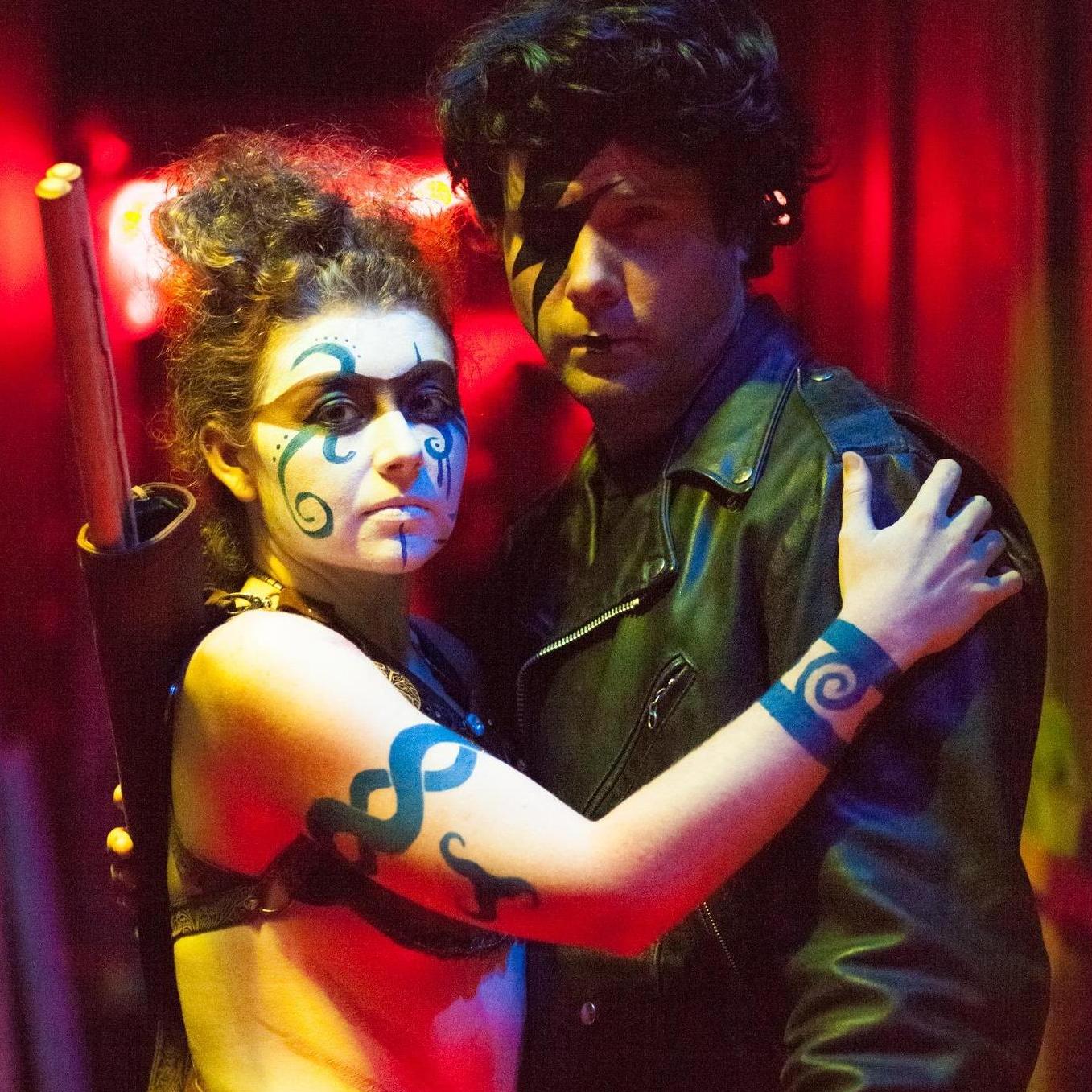 Us? Dress up in weird costumes? Never....