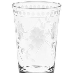 Vintage Etched Tumblers, Set of 4