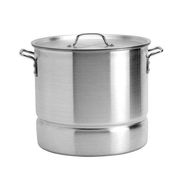 INFUSE Latin Aluminum 3 Piece 32 Quart Steamer Set