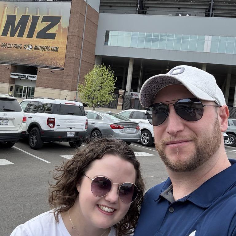 Kyle's 1st time visiting the MizzoU campus last year!