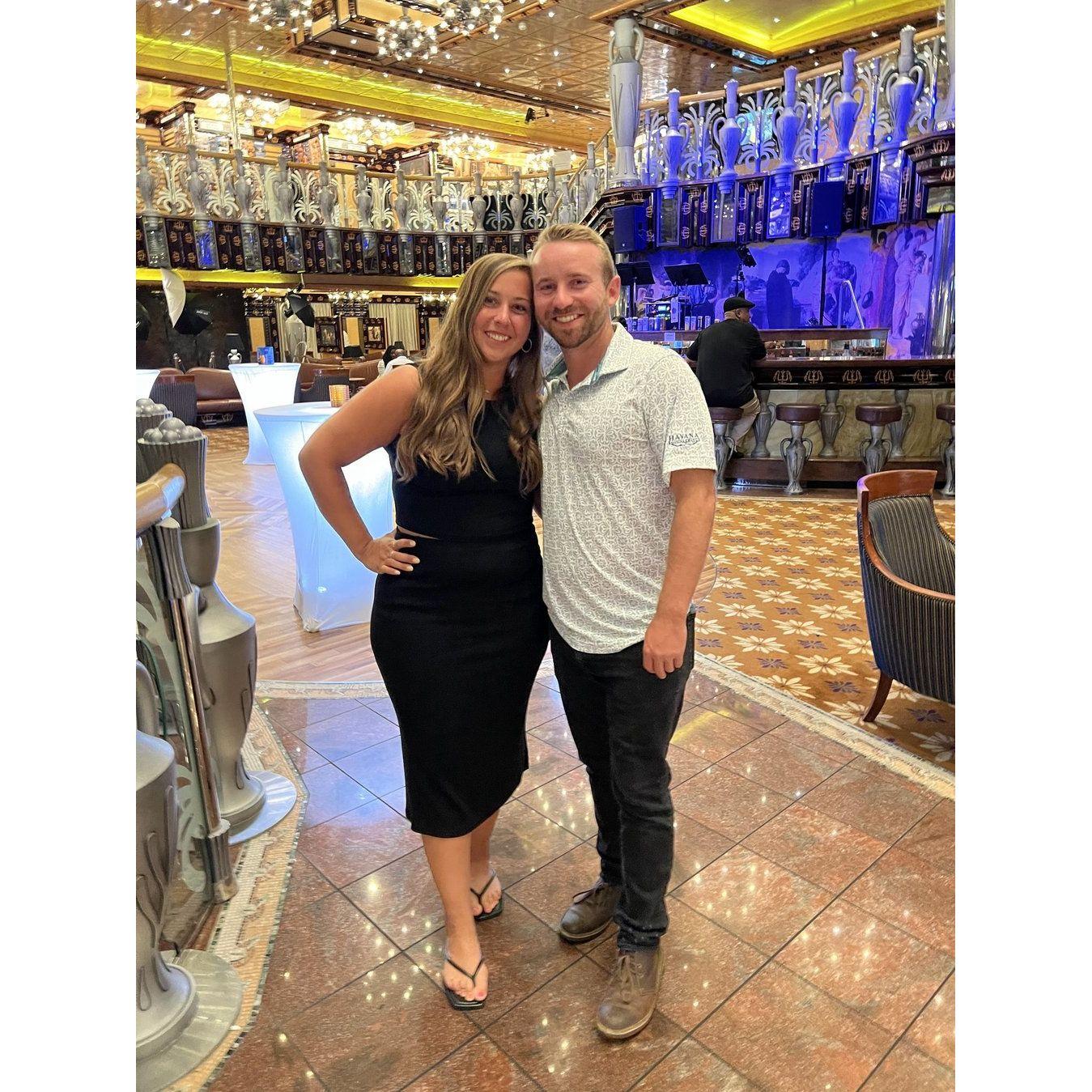 First cruise together & Ri's first time out of the U.S.!