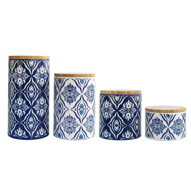 Pirouette 4 Piece Kitchen Canister Set