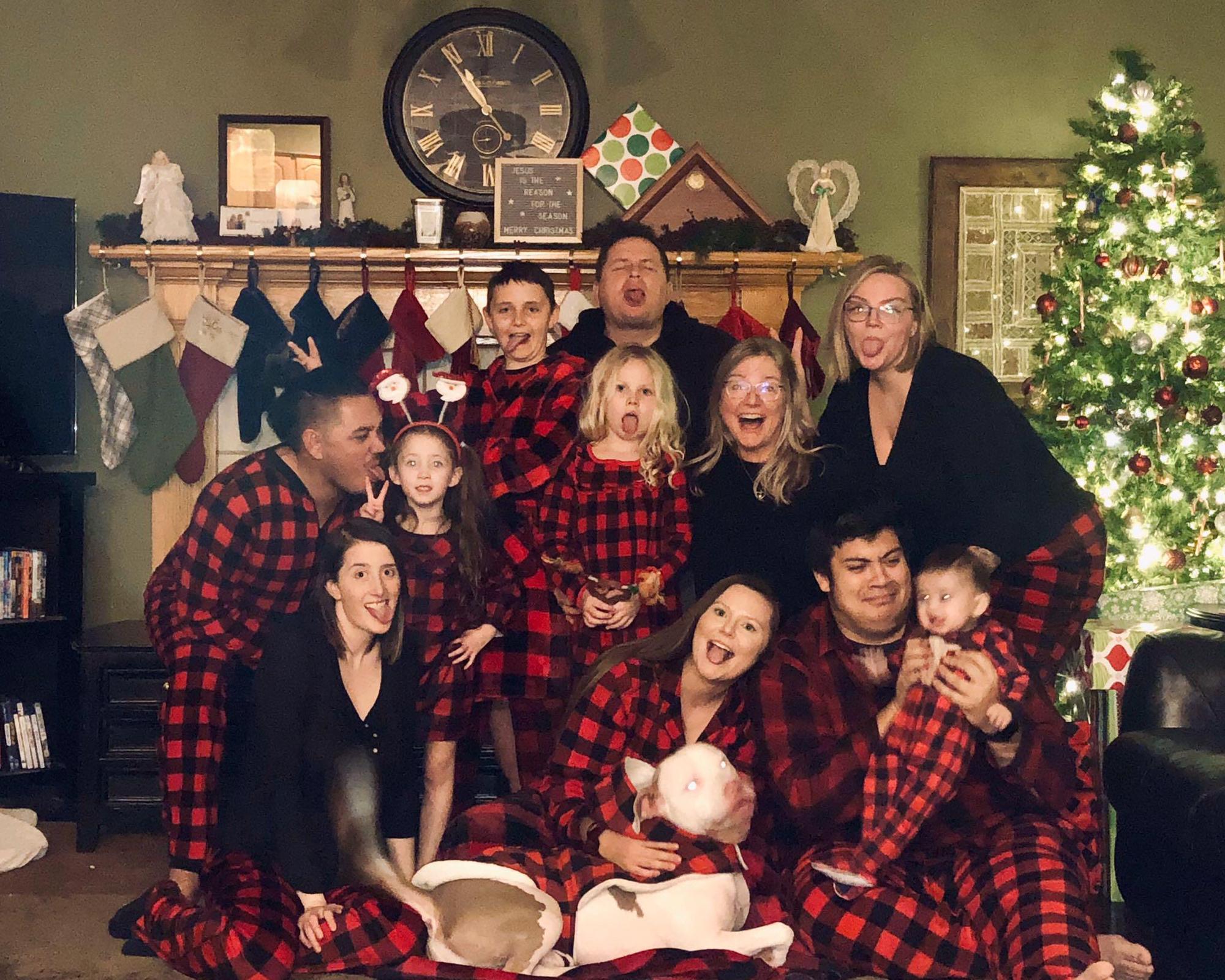 Started new Christmas traditions with Brandon, Sam and the kids!