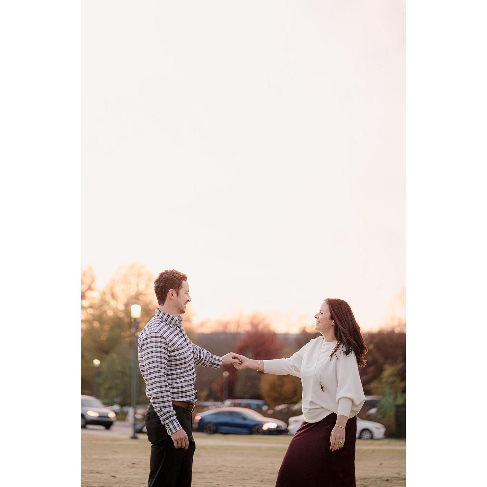 We started dance lessons before we even got engaged. It's something we love doing together and is our absolute "no phone zone" every week at Arthur Murray in Green Hills.