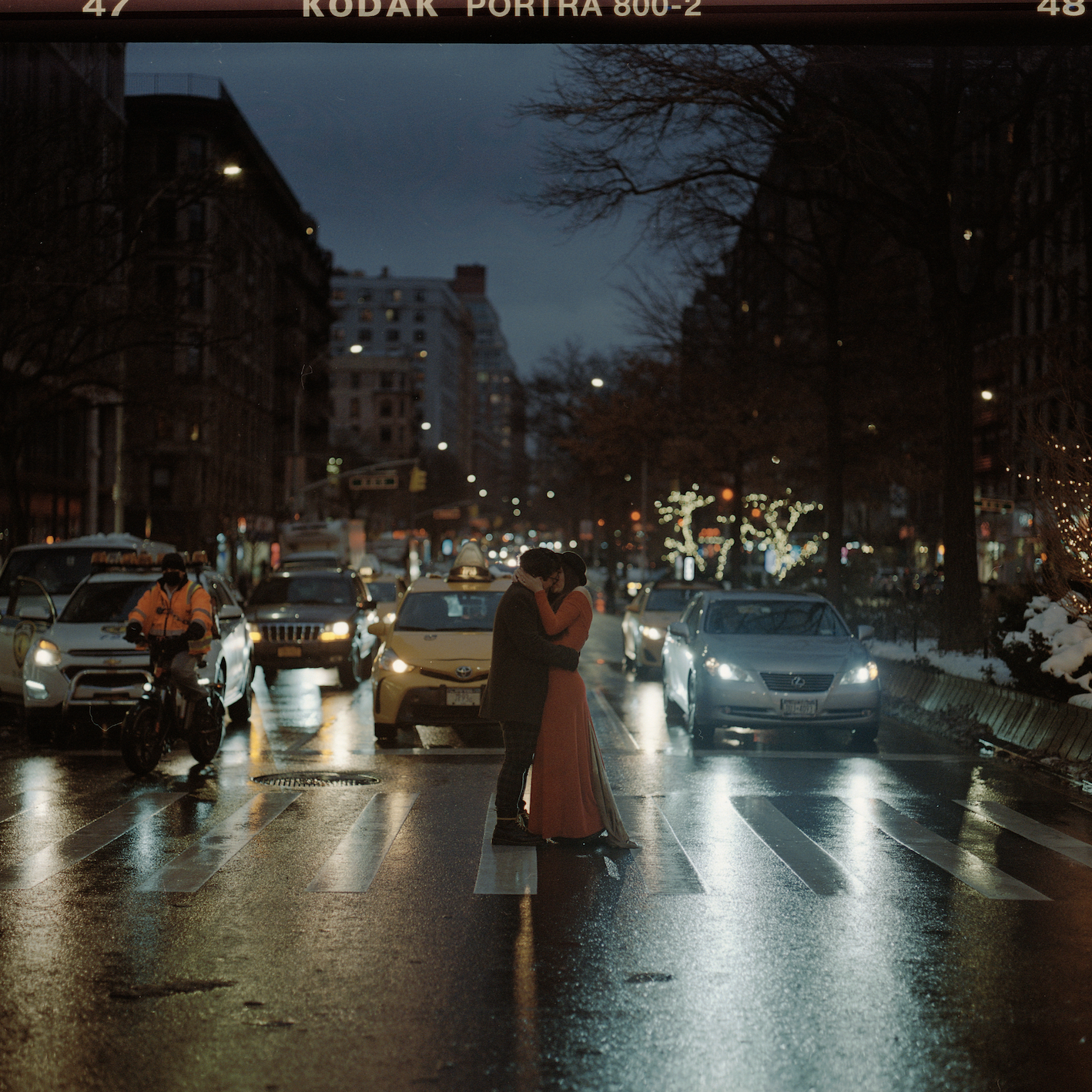 On the corner of 80th and Broadway