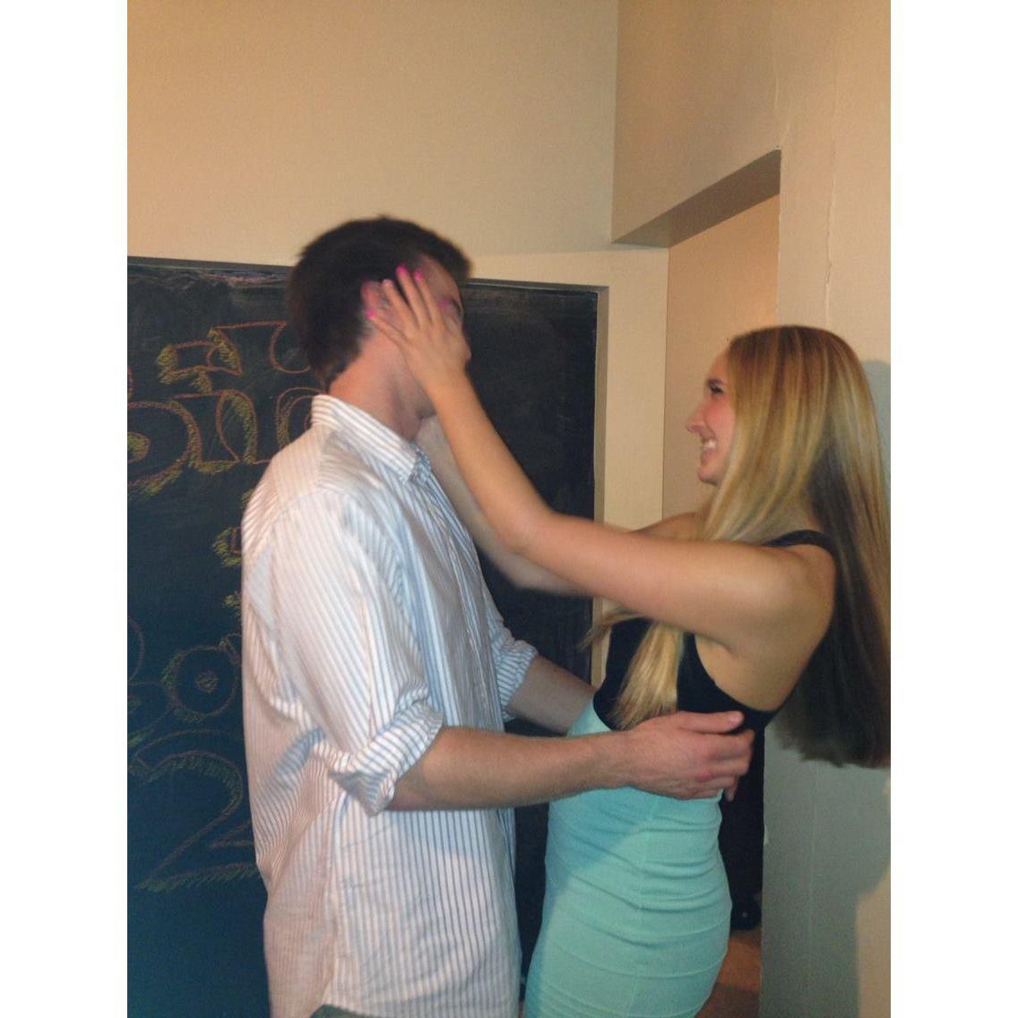 "Babe And A Bottle" house party at SJU, Spring 2014