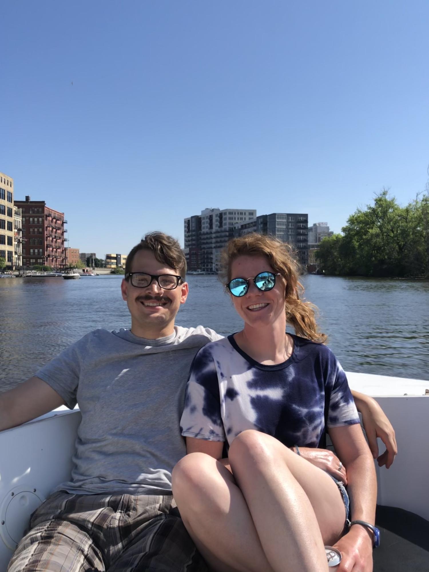 Milwaukee River boat rides are great.