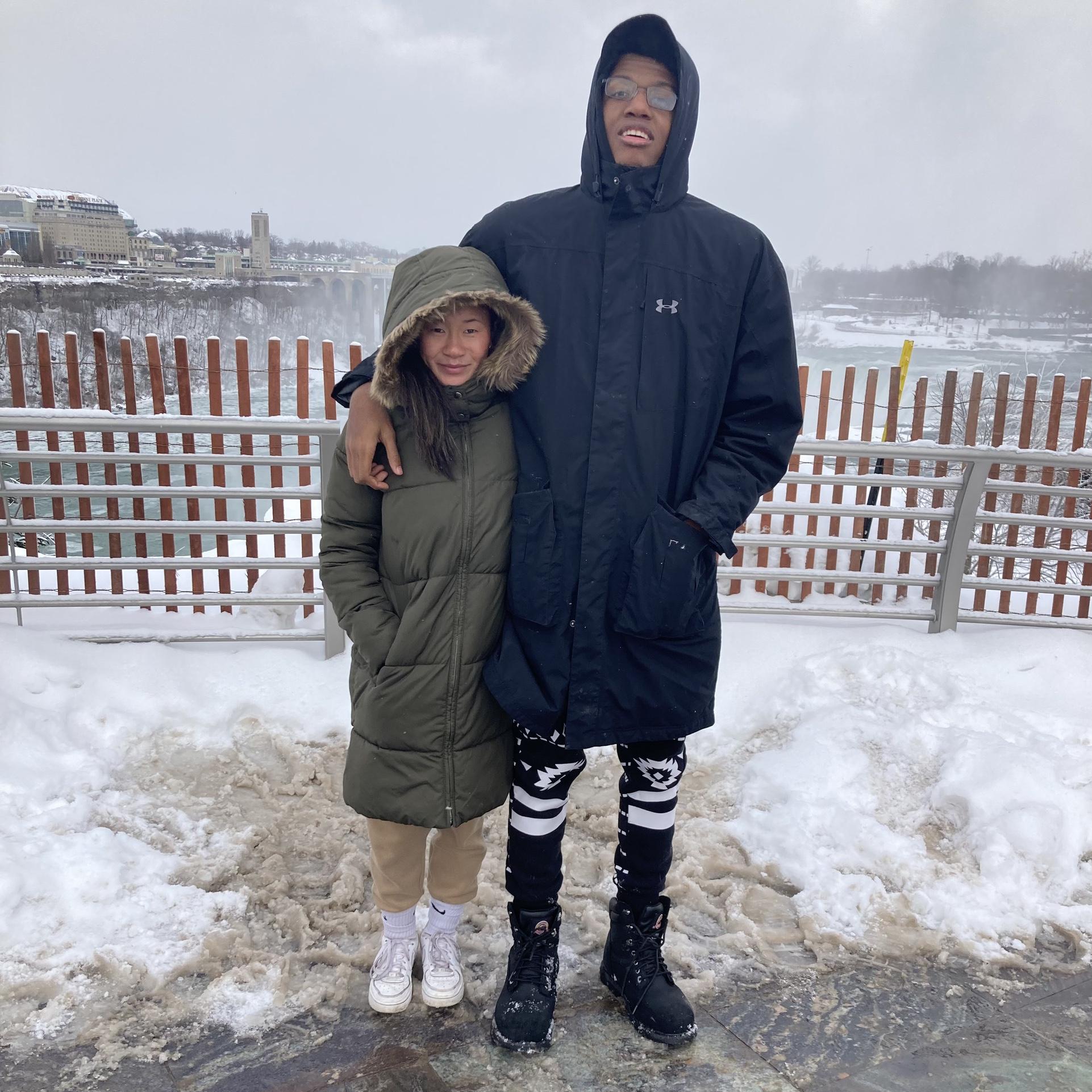 Eddie’s first time visiting NY in the winter! 🥶