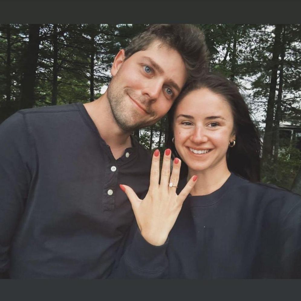 Michael proposed on an island in the Boundary Waters August 2023, and Lili said YES!