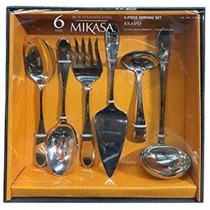 Mikasa Bravo 6 Piece Serving Set in Stainless Steel