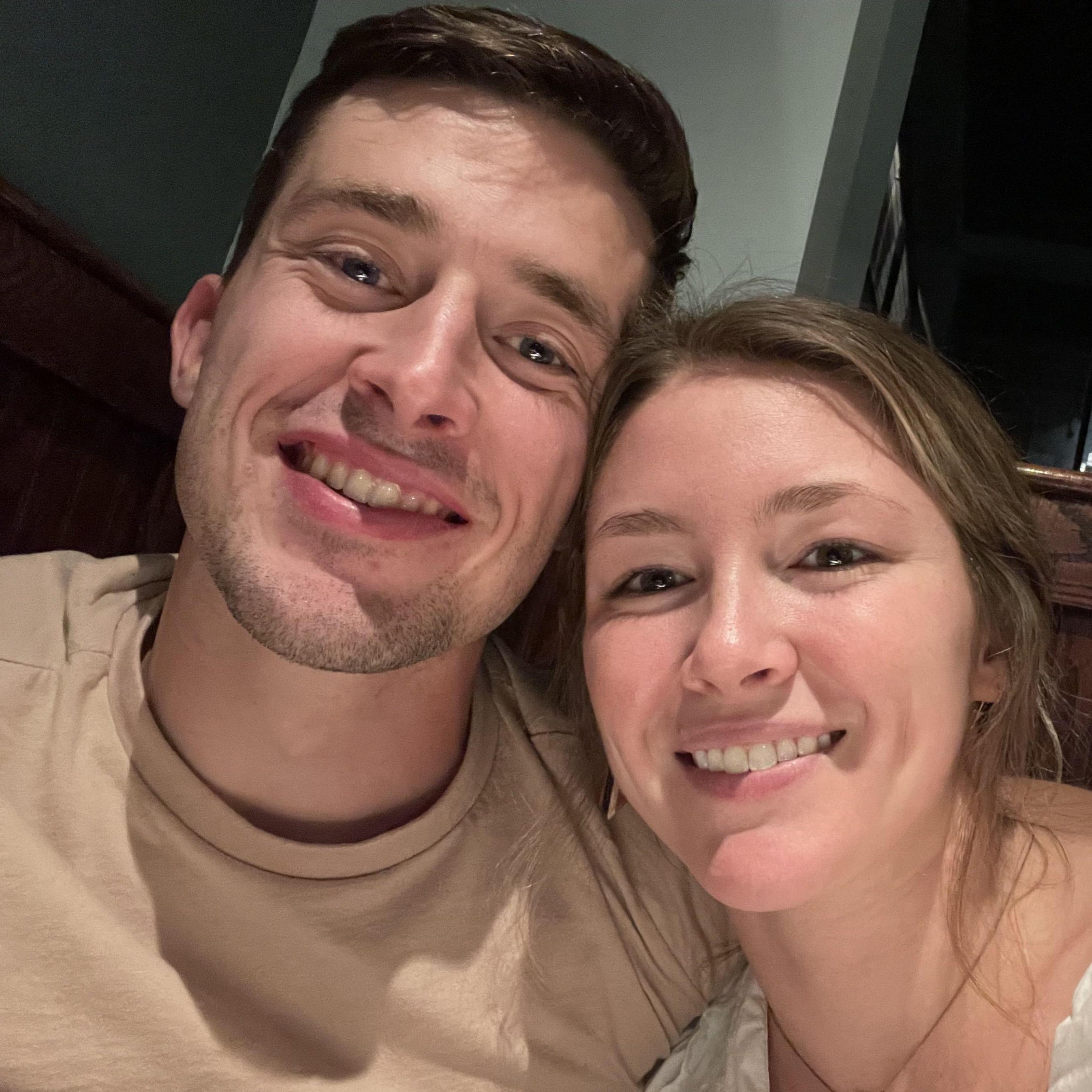 Michael took Lexi out to The Melting Pot to celebrate her last day of graduate school