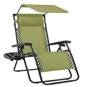 Folding Zero Gravity Outdoor Recliner - Dusty Green