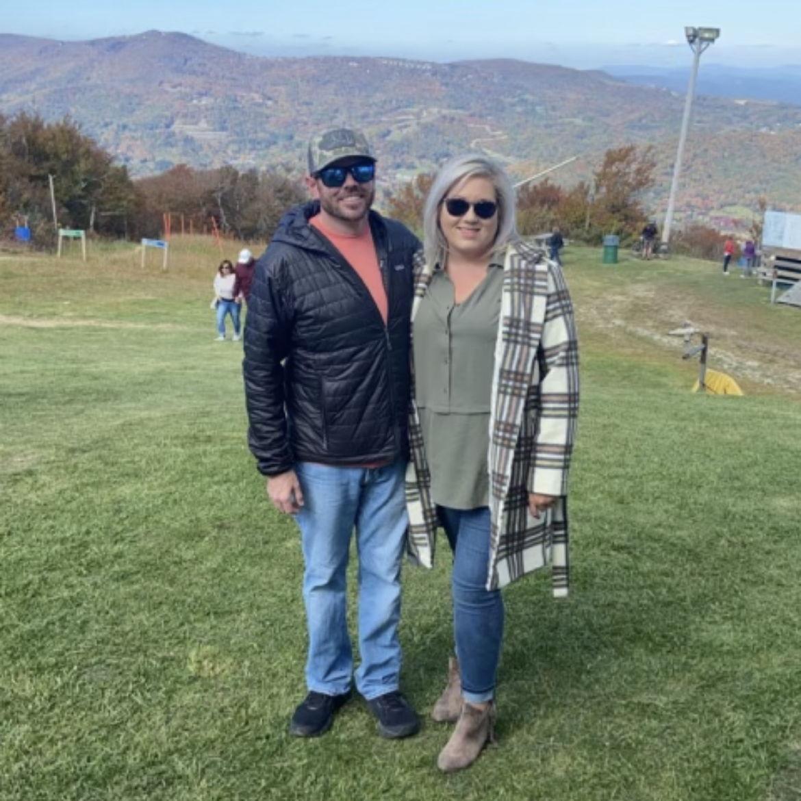 Our very first picture together at Sugar Mtn. Oktoberfest 10/9/22