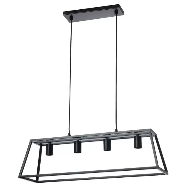 IKEA FELSISKPendent lamp with 4 lamps, black