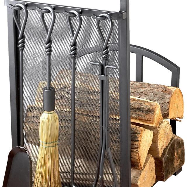 Muskoka Signature Series 5 Piece Matte Black Hearth Center