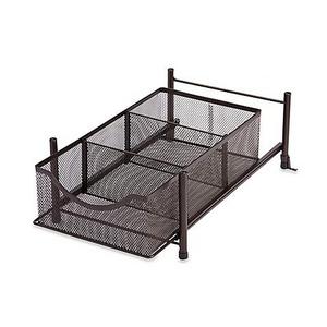 .ORG Medium Under the Sink Mesh Slide-Out Cabinet Drawer in Bronze