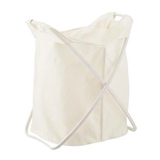 Double Butterfly Bamboo Hamper Natural