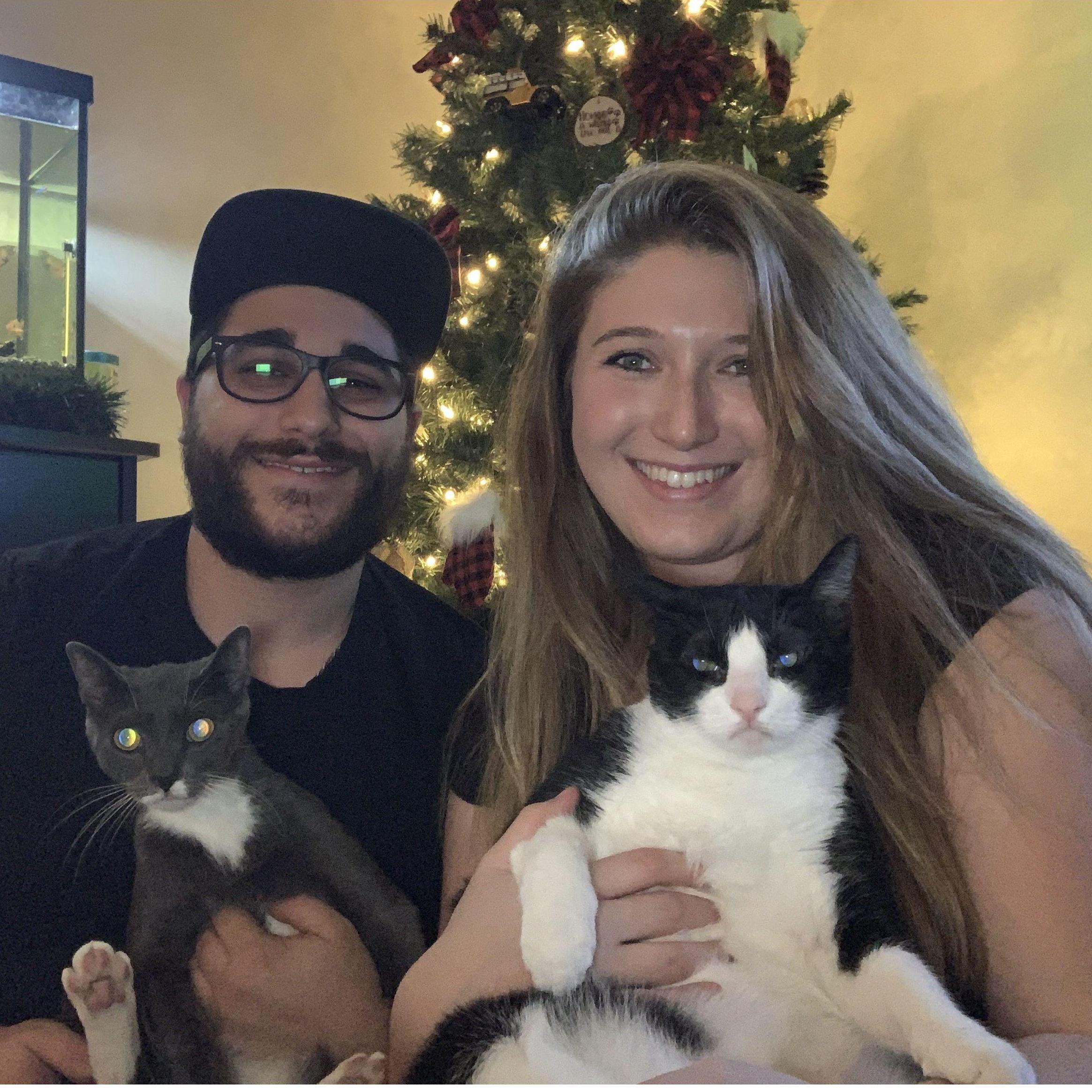 Us with both of our fur babies!
