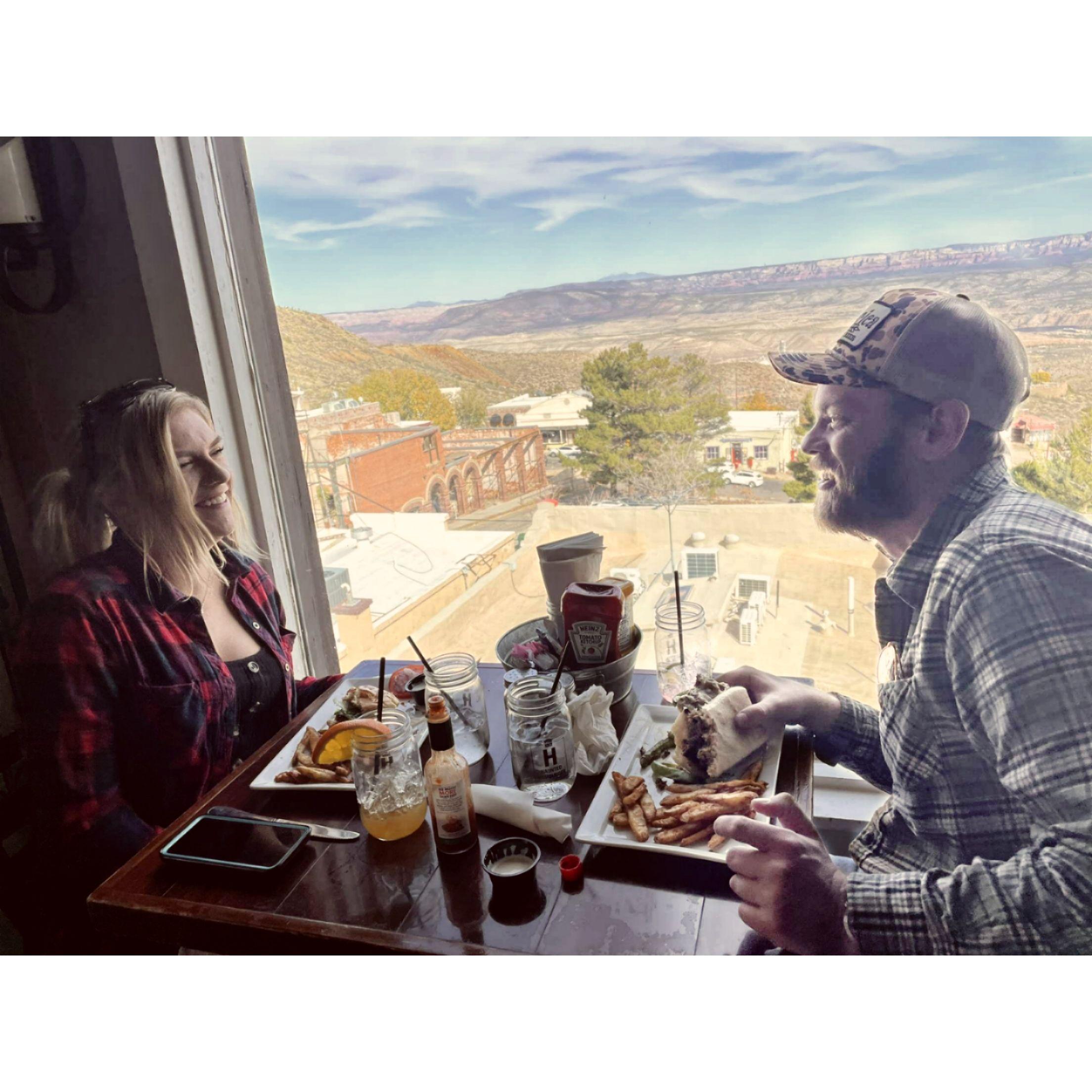 Right after Dillon asked Julie to be his girlfriend (Jerome, AZ)