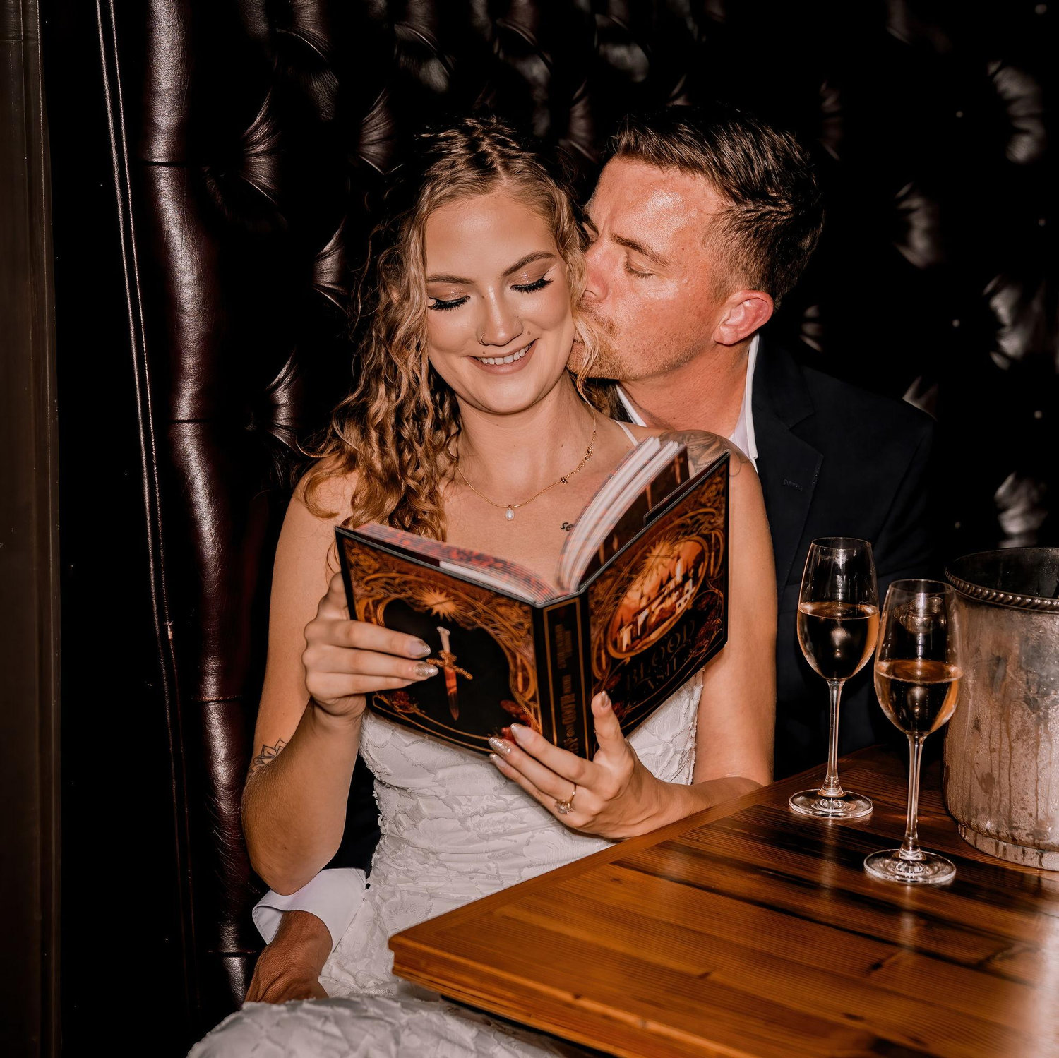 The first book we read together: From Blood and Ash