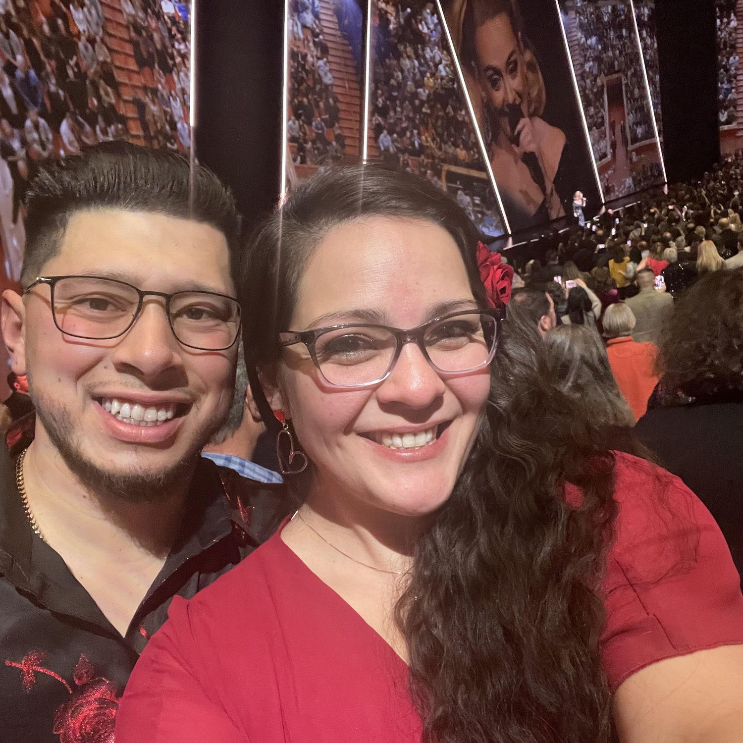 At the Adele concert in Vegas