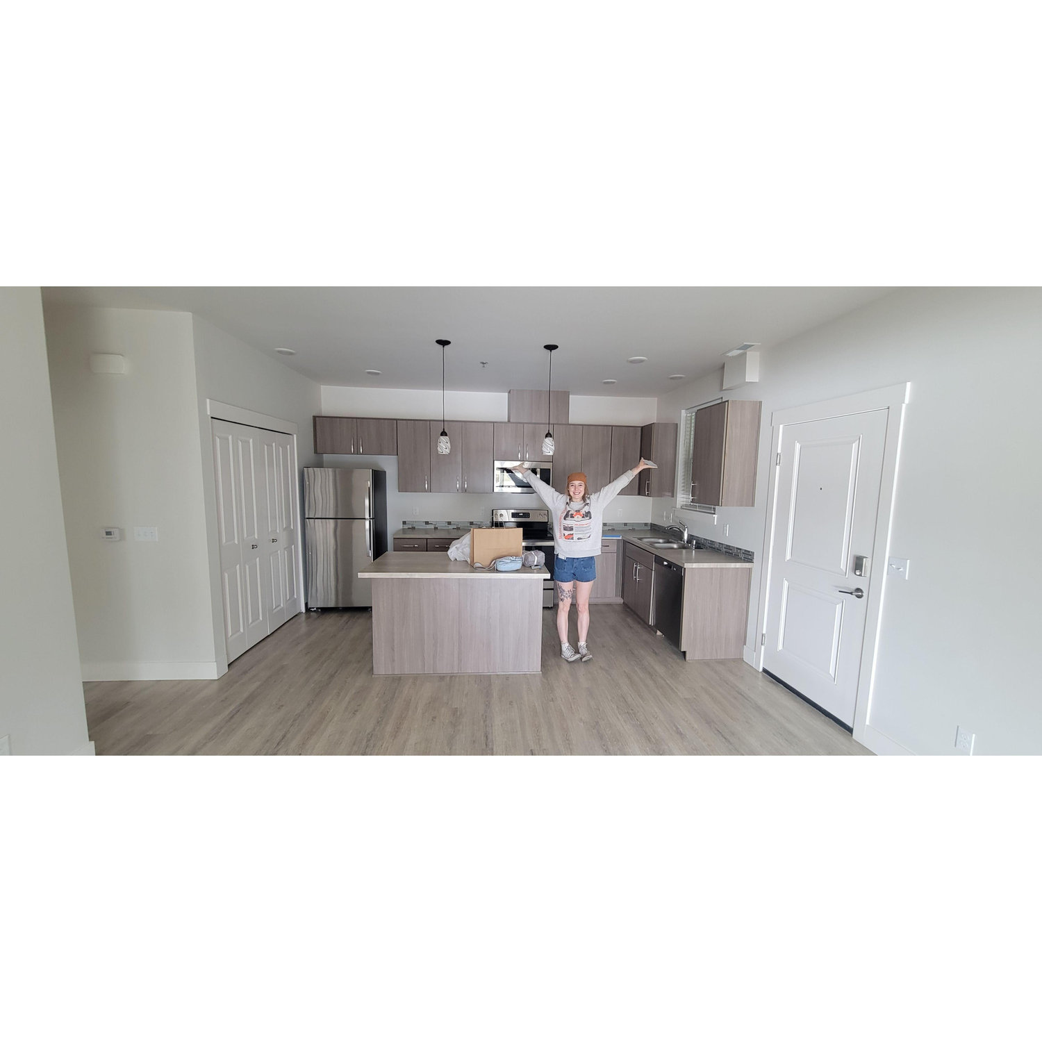 Our first apartment!