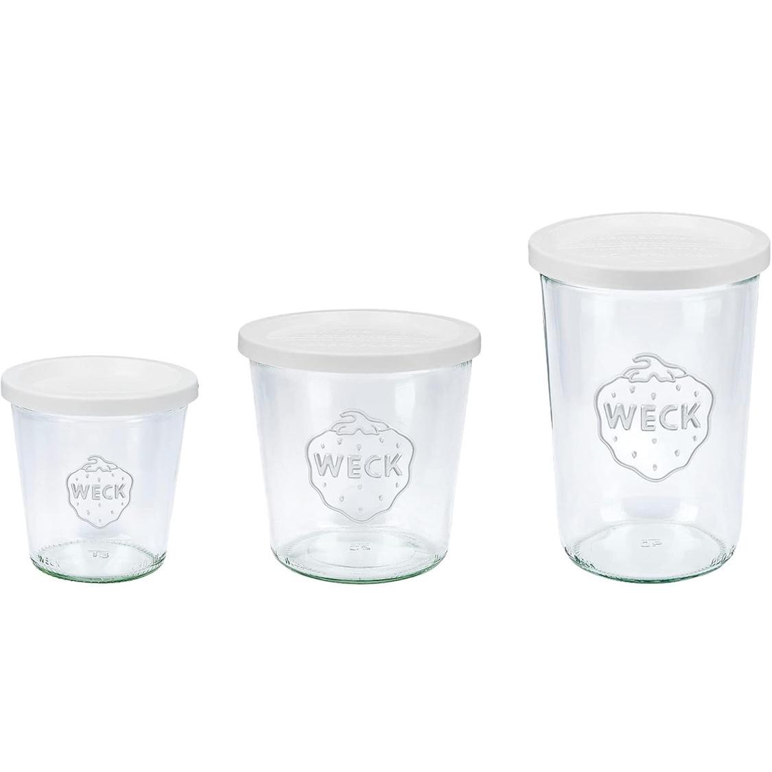 Weck Mold Jar Combo Pack (Keep Fresh Lids)