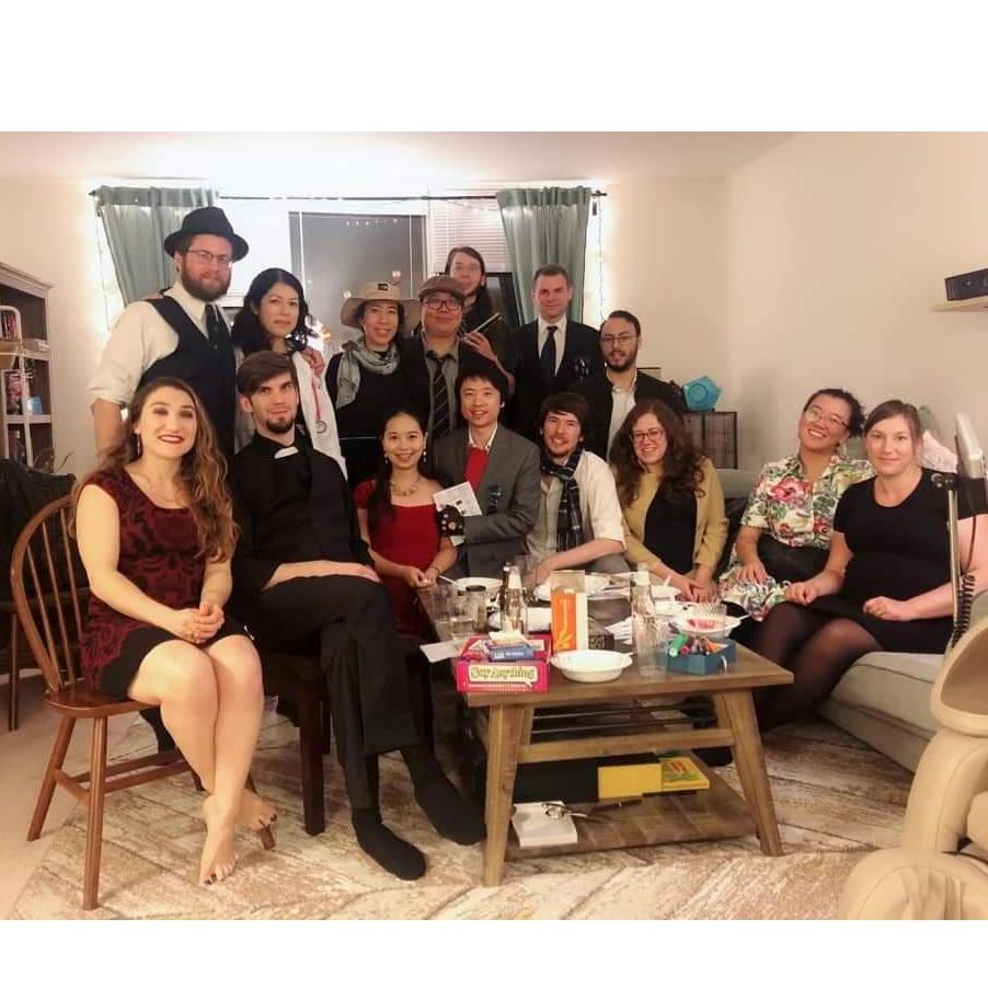 A successful murder mystery birthday party for Robert! November 2019