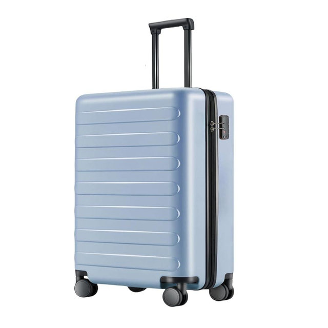 NINETYGO Carry On Luggage 22x14x9 Airline Approved, 20 Inch Luggage with Smooth Spinner Wheels, Lightweight, Hard Shell PC Suitcase Carry-On, Travel Luggage, TSA Approved (Shadow, Rhine Basic)
